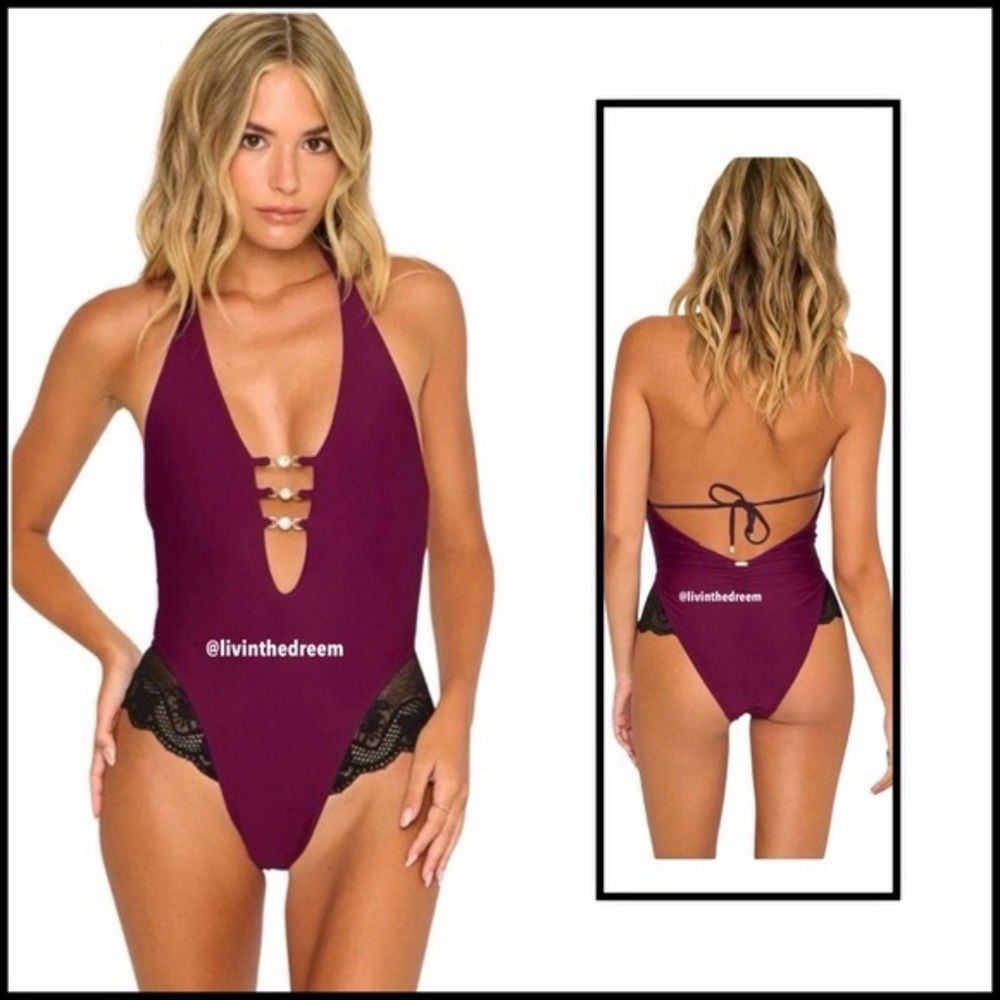 Beach Bunny Rachel One Piece SZ L $198